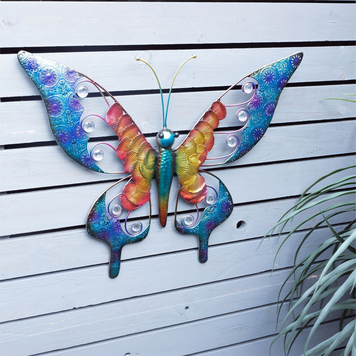 Metal Butterfly Garden Wall Ornament_Garden Ornaments