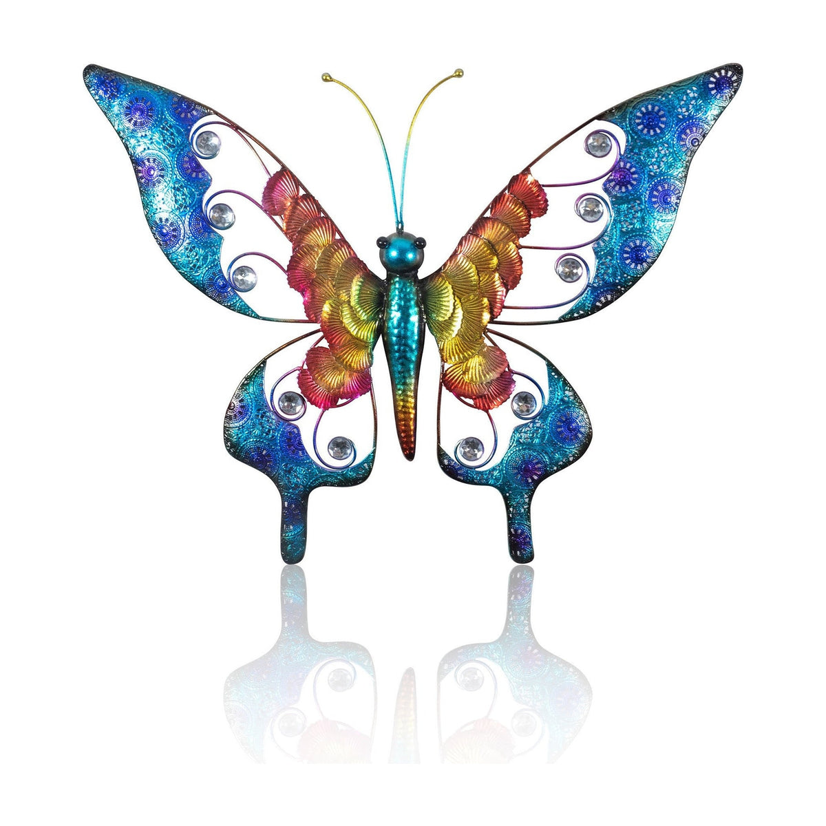Metal Butterfly Garden Wall Ornament_Garden Ornaments