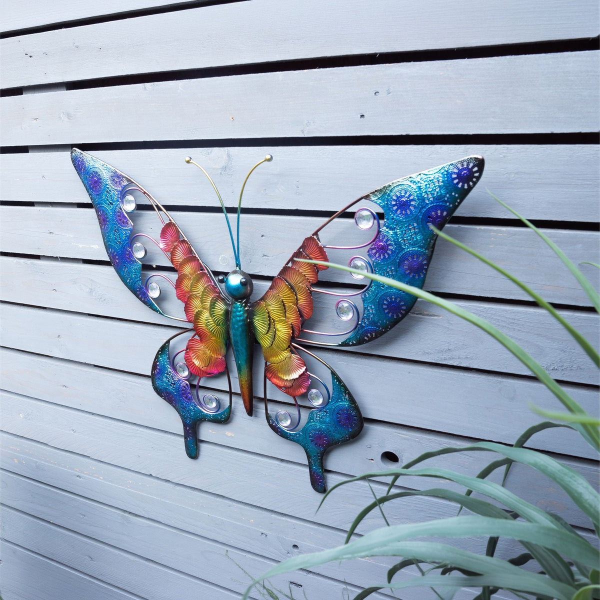 Metal Butterfly Garden Wall Ornament_Garden Ornaments