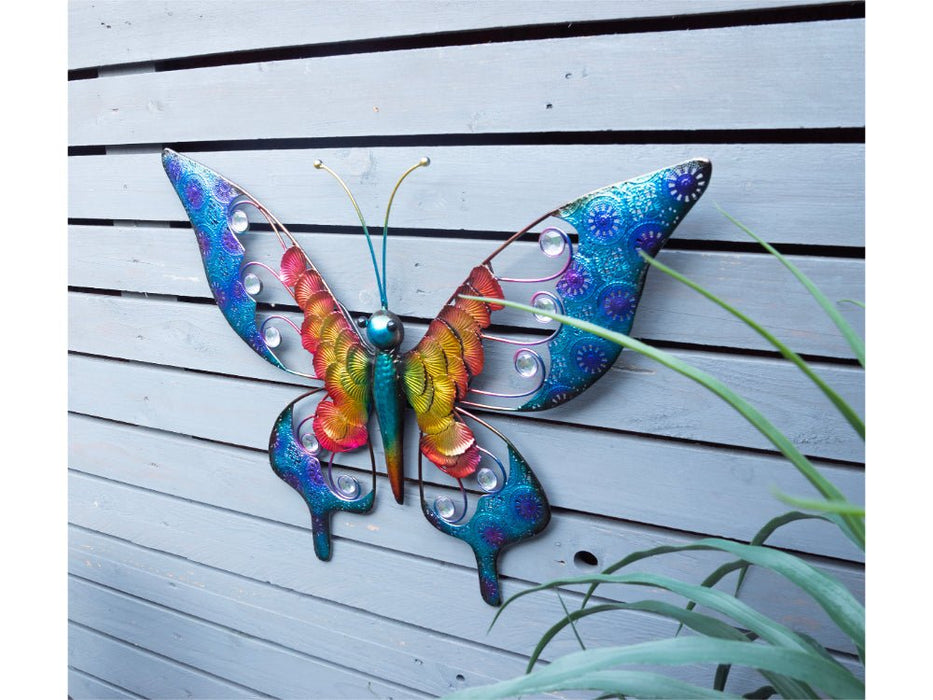 St Helens Home and Garden Metal Butterfly Garden Wall Ornament_Garden Ornaments