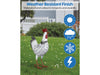 St Helens Home and Garden Metal Chicken Garden Ornament 48cm Height_Garden Ornaments