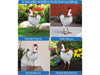St Helens Home and Garden Metal Chicken Garden Ornament 48cm Height_Garden Ornaments