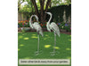 St Helens Home and Garden Pair of Metal Heron Garden Ornament_Garden Ornaments