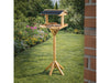 Free - Standing Wooden Bird Feeding Table_Bird Feeders