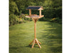 Free - Standing Wooden Bird Feeding Table_Bird Feeders