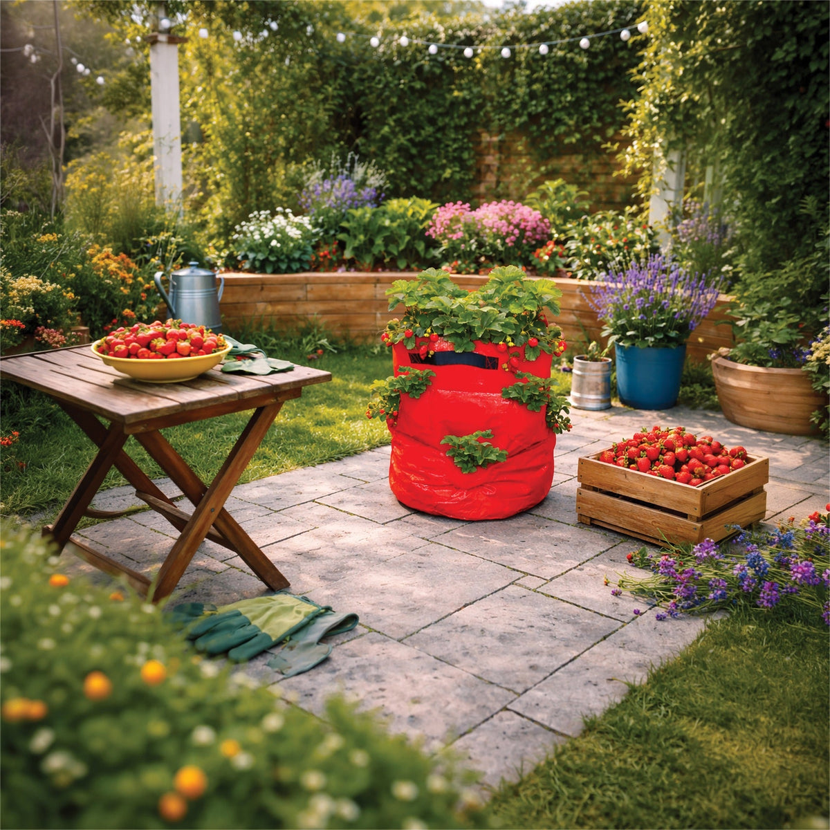St Helens Home and Garden Strawberry Grow Bag 43L_Grow Bags
