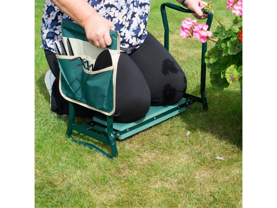 St Helens Home and Garden Folding Multi Use Garden Kneeler and Bench - with or without tools_Garden Kneelers