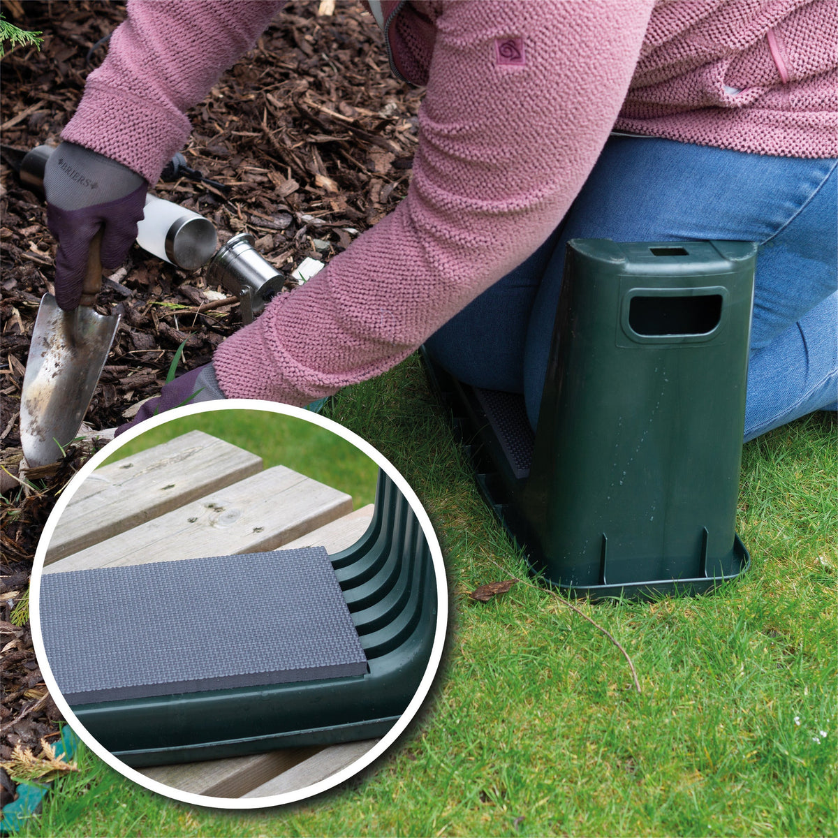 St Helens Home and Garden Padded Garden Kneeler_Garden Kneelers
