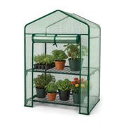 St Helens Home and Garden Mini Greenhouse with Shelves and PVC Cover_Grow Bags