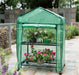 St Helens Home and Garden Mini Greenhouse with Shelves and PVC Cover_Grow Bags