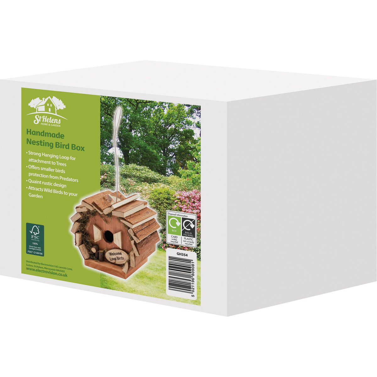 St Helens Home and Garden Nesting Bird House_Bird Boxes & Insect Houses