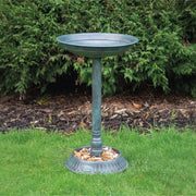 Green Ornamental Garden Bird Bath_Bird Baths