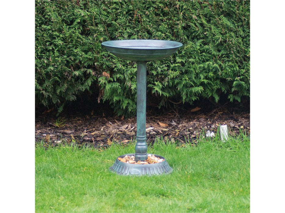 St Helens Green Home and Garden Ornamental Free Standing, Weather Resistant, Pedestal style, Easy Assemble Bird Bath_Bird Baths