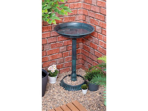 St Helens Green Home and Garden Ornamental Free Standing, Weather Resistant, Pedestal style, Easy Assemble Bird Bath_Bird Baths
