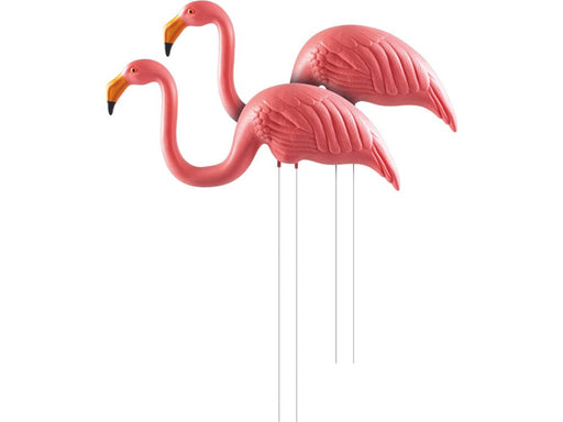 St Helens Home and Garden Pair of Flamingo Garden Ornaments_Garden Ornaments