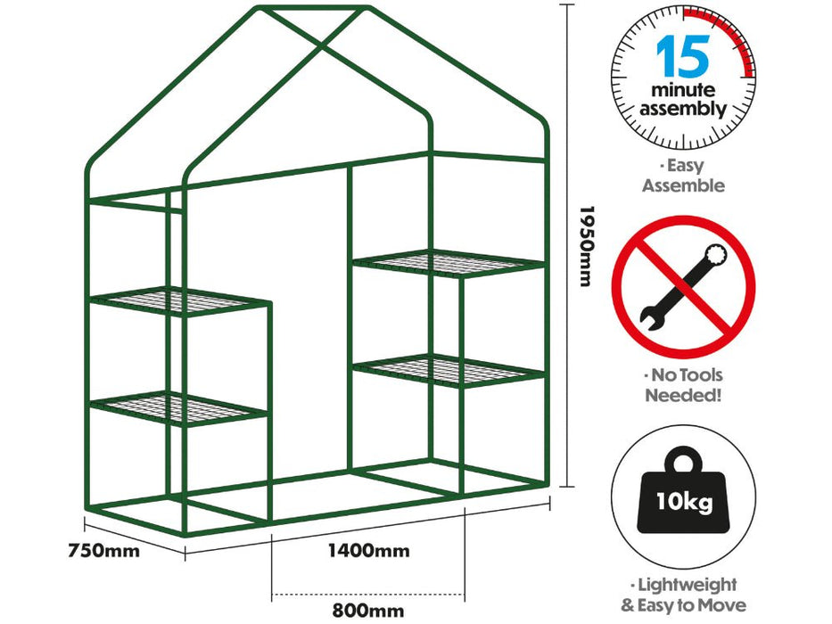 St Helens Home and Garden Walk - In Greenhouse_Grow Bags