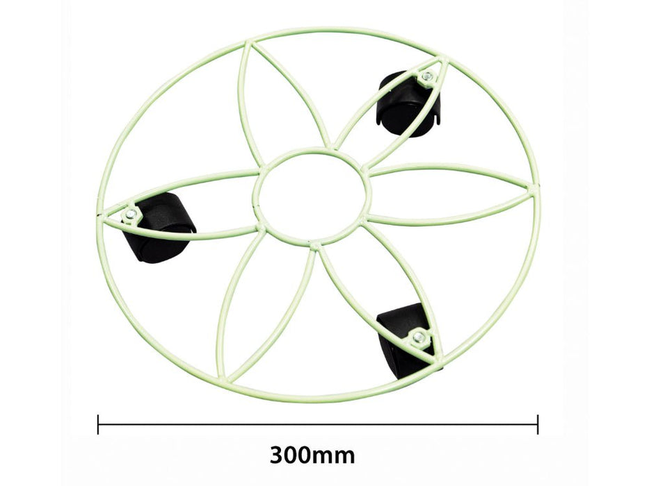 St Helens Home and Garden Powder Coated Flower Pot Mover_Pot Caddies