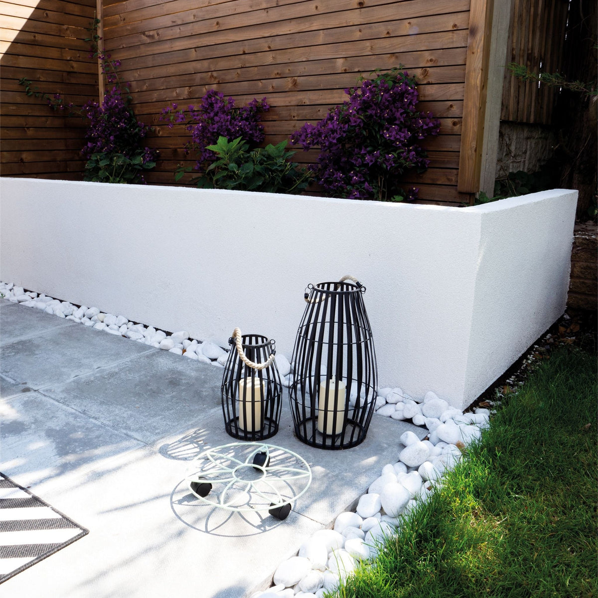 St Helens Home and Garden Powder Coated Flower Pot Mover_Pot Caddies