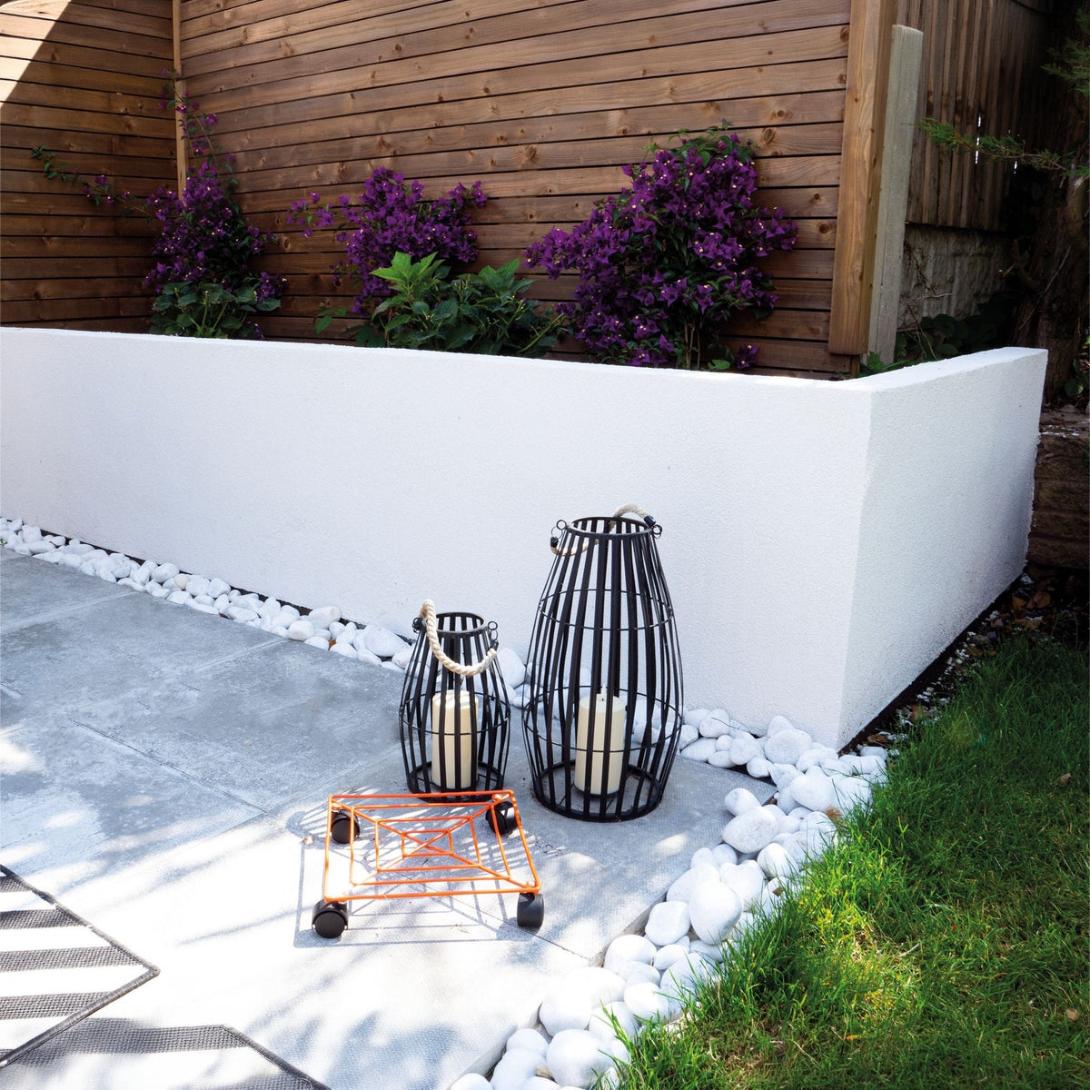 St Helens Home and Garden Square Flower Pot Mover_Pot Caddies