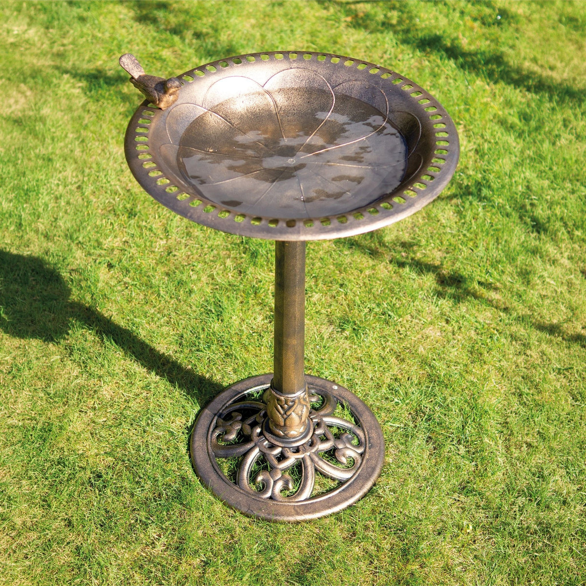 Bronze Ornamental Garden Bird Bath_Bird Baths