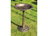 St Helens Bronze Home and Garden Ornamental Free Standing, Weather Resistant, Pedestal style, Easy Assemble Bird Bath_Bird Baths
