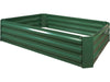 St Helens Home and Garden Metal Raised Garden Bed, Rectangle Green_Planters
