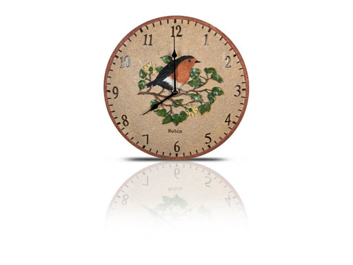 Robin Design 12" Outdoor/Indoor Wall Clock_Clocks