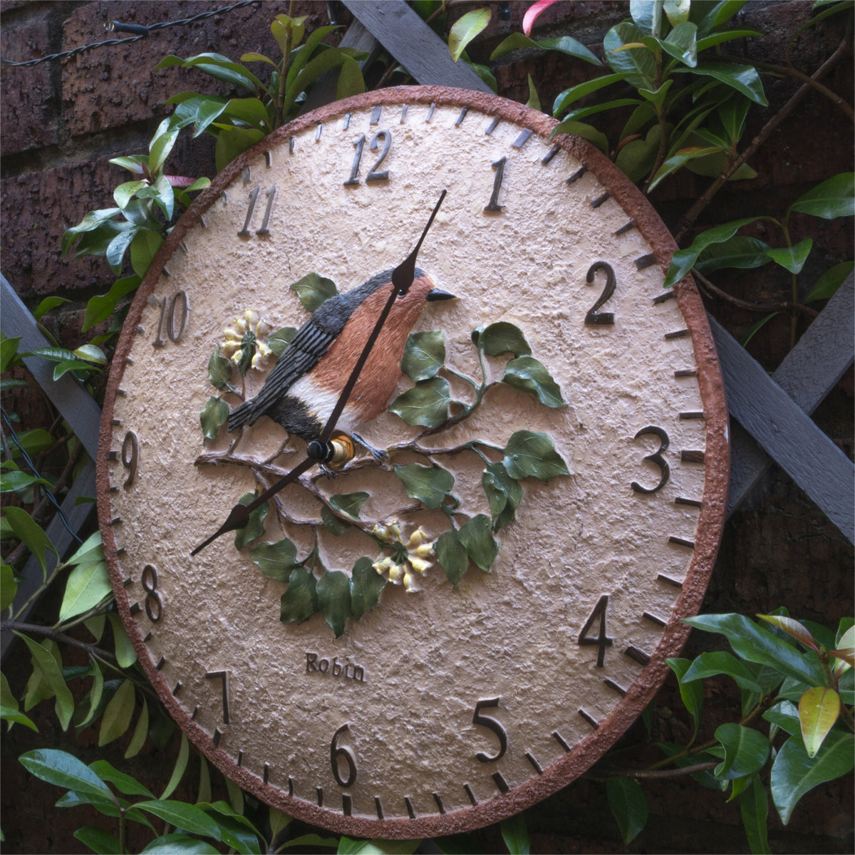 Robin Outdoor Wall Clock - Indoor & Garden_Clocks