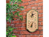 Owl Design Indoor /Outdoor Clock and Thermometer_Clocks