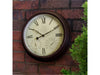 Garden Vintage Design 15" Outdoor and Indoor Clock with Thermometer and Hygrometer_Clocks