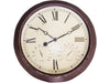 Garden Vintage Design 15" Outdoor and Indoor Clock with Thermometer and Hygrometer_Clocks