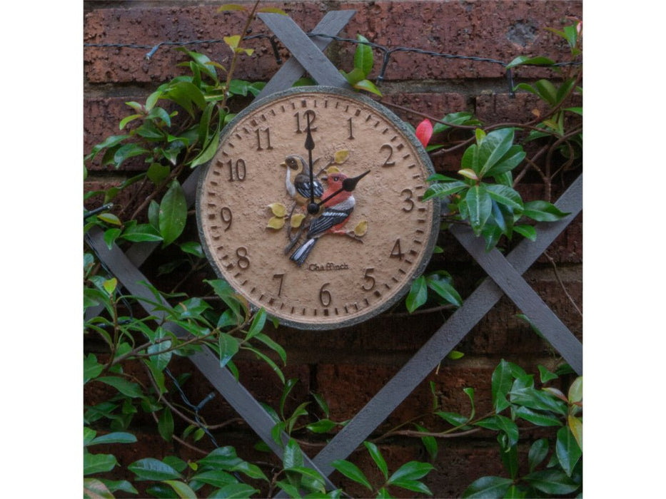 Chaffinch Design 8" Outdoor and Indoor Clock_Clocks