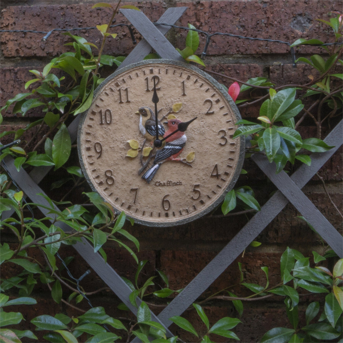 Chaffinch Outdoor Wall Clock - Indoor & Garden_Clocks