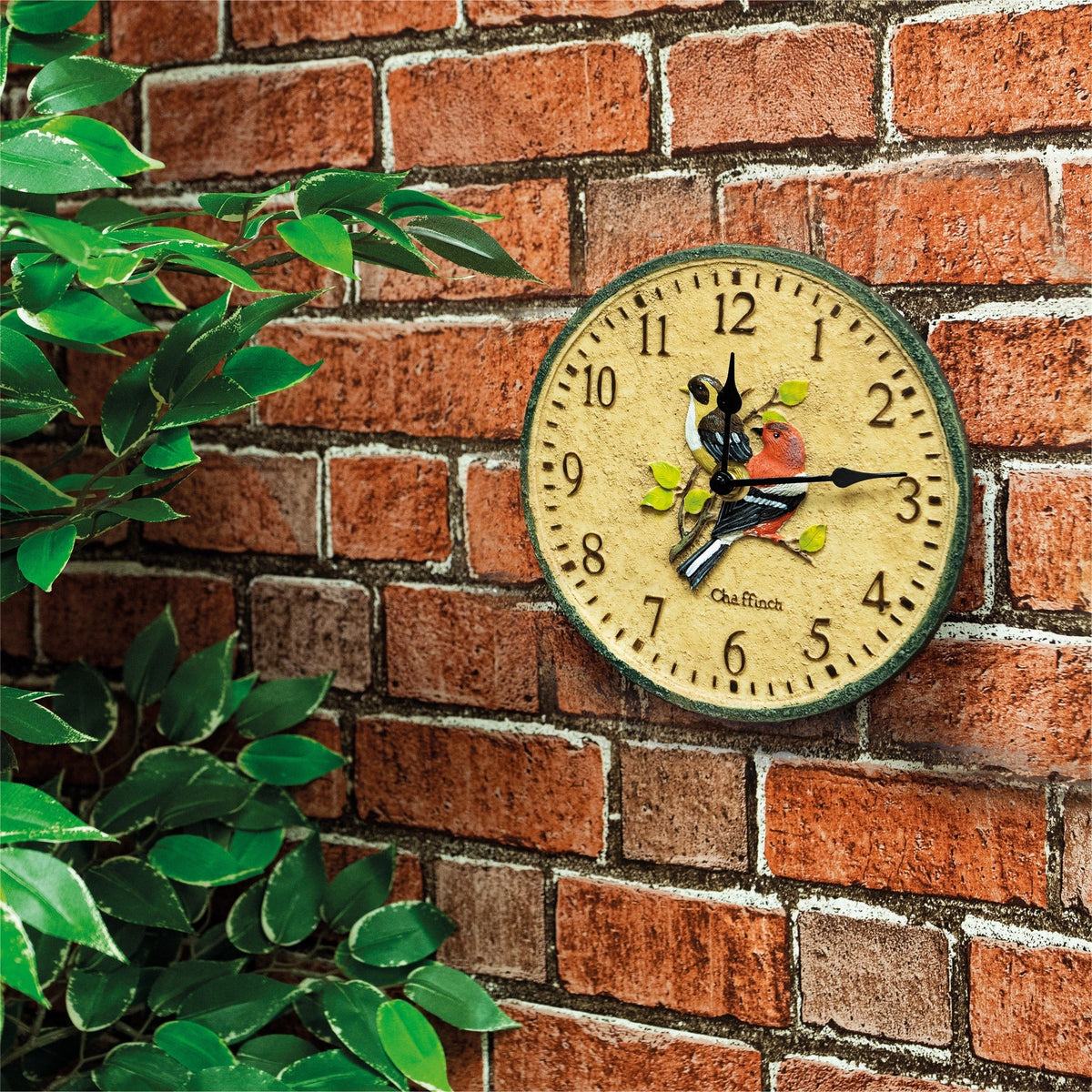 Chaffinch Outdoor Wall Clock - Indoor & Garden_Clocks