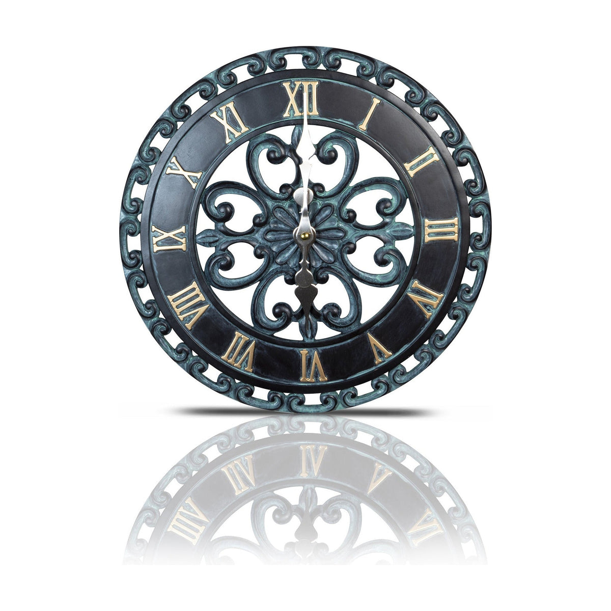 Vintage Open Face Outdoor Wall Clock - Indoor & Garden_Clocks