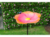 St Helens Red Flower Home and Garden Ornamental Free Standing, Weather Resistant, Easy Assemble Bird Bath and Feeder_Bird Baths