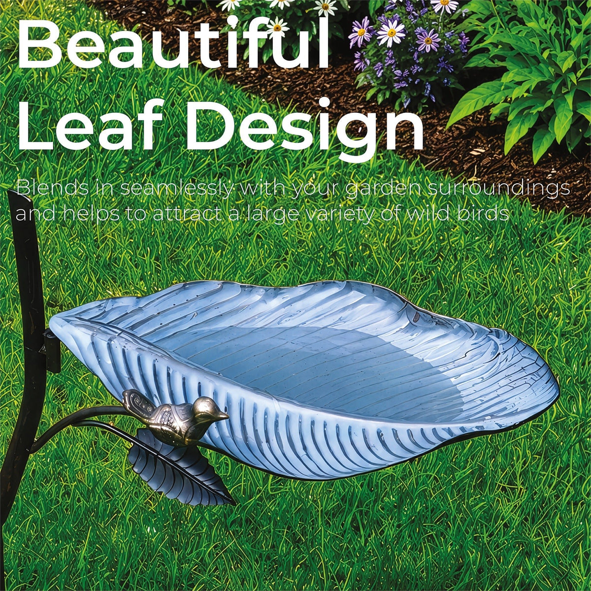 Leaf & Branches Garden Bird Bath_Bird Baths