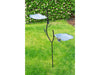 St Helens Leafs & Branches Home and Garden Ornamental Free Standing, Weather Resistant, Easy Assemble Bird Bath and Feeder_Bird Baths