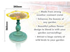 St Helens Yellow Flower Home and Garden Ornamental Free Standing, Weather Resistant, Pedestal Style, Easy Assemble Bird Bath_Bird Baths