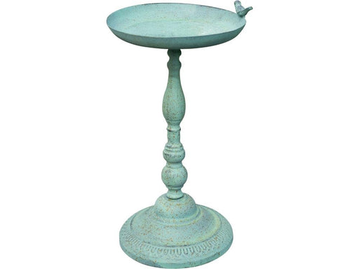 St Helens Antique Green Home and Garden Ornamental Free Standing, Weather Resistant, Pedestal Style, Easy Assemble Bird Bath_Bird Baths