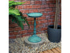 St Helens Antique Green Home and Garden Ornamental Free Standing, Weather Resistant, Pedestal Style, Easy Assemble Bird Bath_Bird Baths