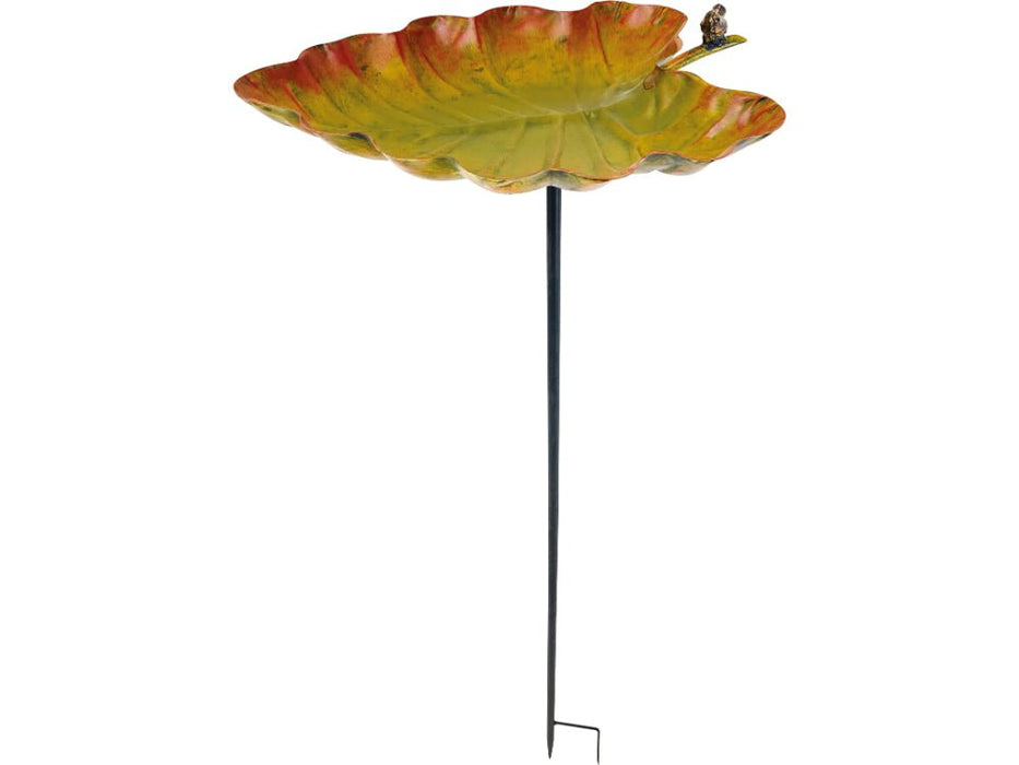 St Helens Leaf Home and Garden Ornamental Free Standing, Weather Resistant, Easy Assemble Bird Bath and Feeder_Bird Baths