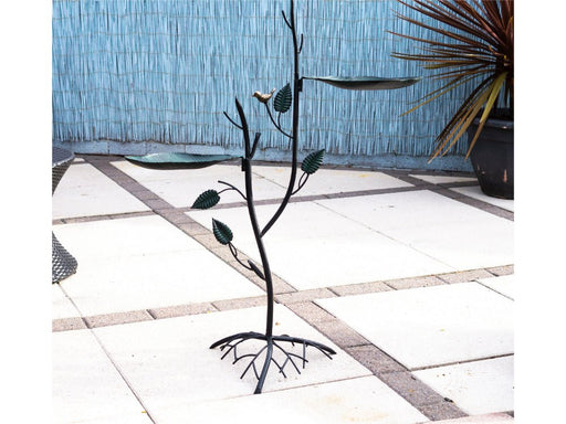 St Helens Leafs & Roots Home and Garden Ornamental Free Standing, Weather Resistant, Easy Assemble Bird Bath and Feeder_Bird Baths