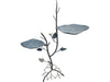St Helens Leafs & Roots Home and Garden Ornamental Free Standing, Weather Resistant, Easy Assemble Bird Bath and Feeder_Bird Baths