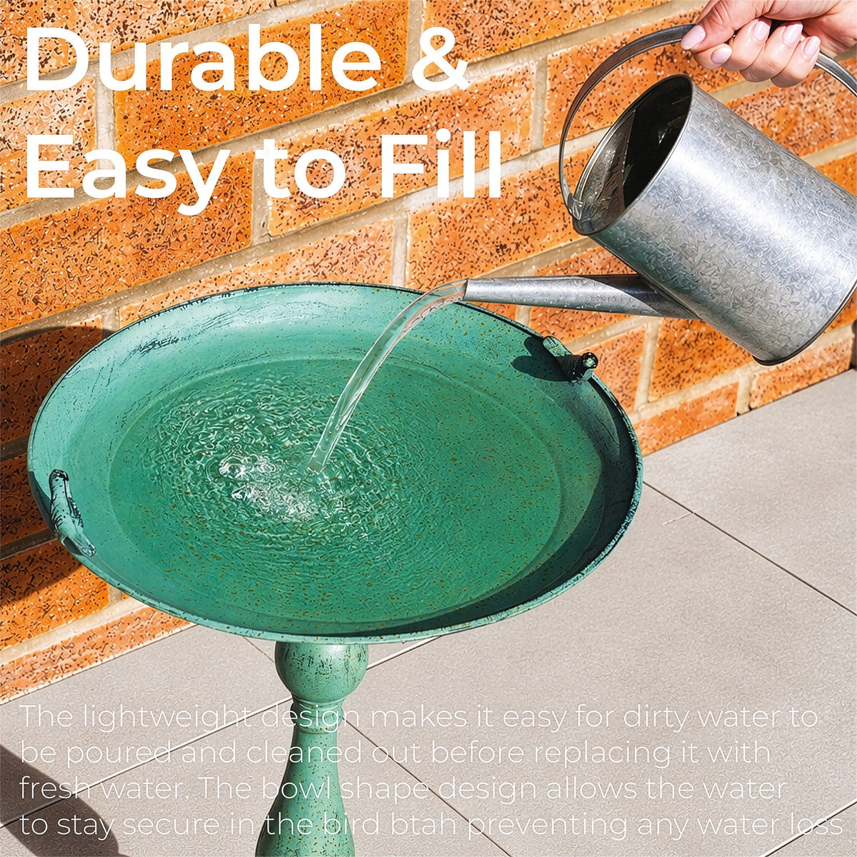 Patina Green Garden Bird Bath_Bird Baths