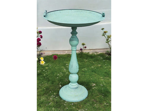 St Helens Patina Green Home and Garden Ornamental Free Standing, Weather Resistant, Pedestal Style, Easy Assemble Bird Bath_Bird Baths