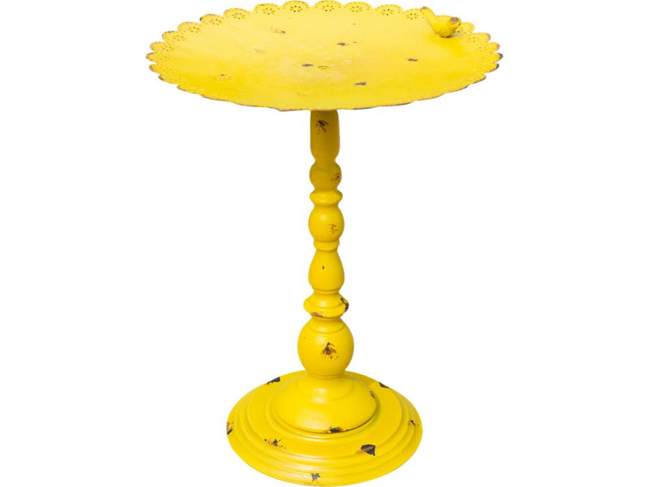 St Helens Yellow Home and Garden Ornamental Free Standing, Weather Resistant, Pedestal Style, Easy Assemble Bird Feeder_Bird Feeders