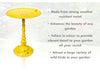 St Helens Yellow Home and Garden Ornamental Free Standing, Weather Resistant, Pedestal Style, Easy Assemble Bird Feeder_Bird Feeders