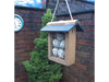 St Helens Home and Garden Wood Suet Bird Feeder With Slate Roof and Hanging Cord_Bird Feeders
