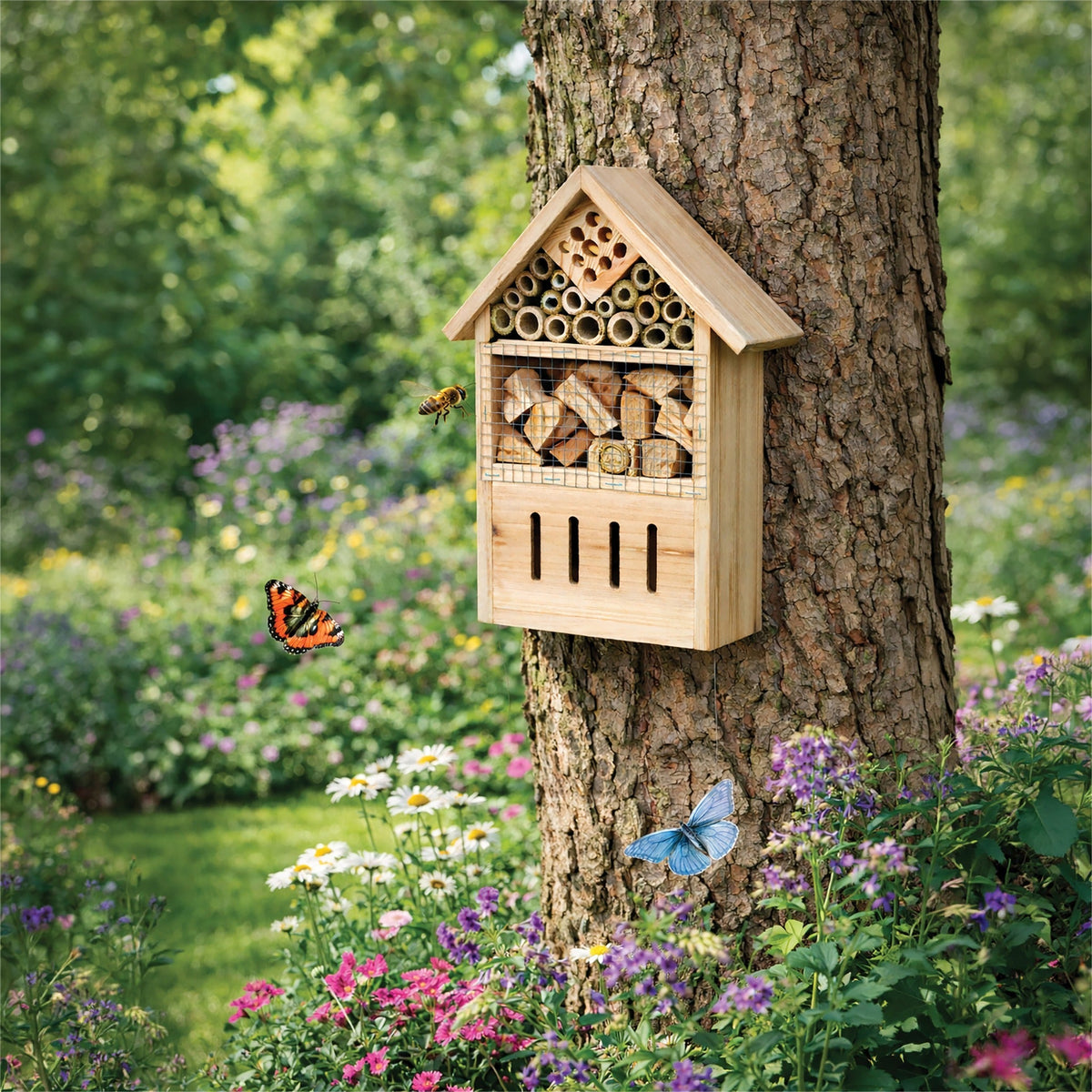 St Helens Home and Garden Wood Insect House_Bird Boxes & Insect Houses